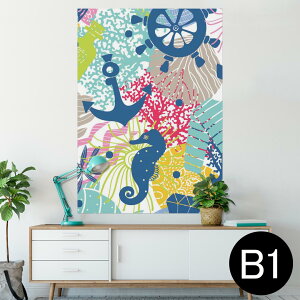 �|�X�^�[ �E�H�[���X�e�b�J�[ �V�[�����X�e�b�J�[ ���� 728×1030mm B1 �ʐ^ �t�H�g �� �C���e���A ������� �@�������� wall sticker poster 012011 �X�J���@������@�}����