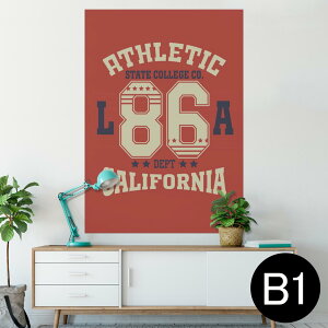 ポスター ウォールステッカー シール式ステッカー 飾り 728×1030mm B1 写真 フォト 壁 インテリア おしゃれ  剥がせる wall sticker poster 012014 英語 数字 ロゴ