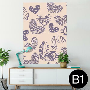 �|�X�^�[ �E�H�[���X�e�b�J�[ �V�[�����X�e�b�J�[ ���� 728×1030mm B1 �ʐ^ �t�H�g �� �C���e���A ������� �@�������� wall sticker poster 012516 �n�[�g�@�͗l�@��