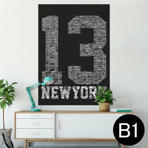 ポスター ウォールステッカー シール式ステッカー 飾り 728×1030mm B1 写真 フォト 壁 インテリア おしゃれ  剥がせる wall sticker poster 013612 文字 数字 ゼブラ風