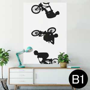 �|�X�^�[ �E�H�[���X�e�b�J�[ �V�[�����X�e�b�J�[ ���� 728×1030mm B1 �ʐ^ �t�H�g �� �C���e���A ������� �@�������� wall sticker poster 014748 �o�C�N�@�����@��蕨