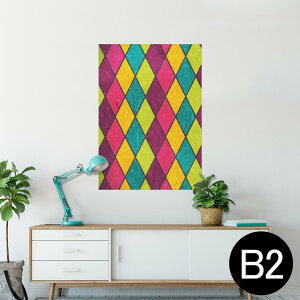 �|�X�^�[ �E�H�[���X�e�b�J�[ �V�[�����X�e�b�J�[ ���� 515×728mm B2 �ʐ^ �t�H�g �� �C���e���A ������� �������� wall sticker poster 001004 �J���t���@�X�e���h�O���X��