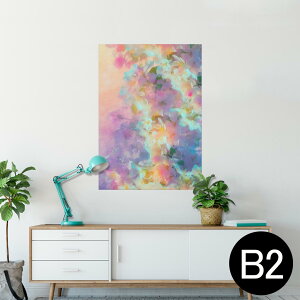 ポスター ウォールステッカー シール式ステッカー 飾り 515×728mm B2 写真 フォト 壁 インテリア おしゃれ 剥がせる wall sticker poster 012220 花 絵画 景色