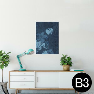 ポスター ウォールステッカー シール式ステッカー 飾り 364×515mm B3 写真 フォト 壁 インテリア おしゃれ 剥がせる wall sticker poster 012045 夏 植物 数字