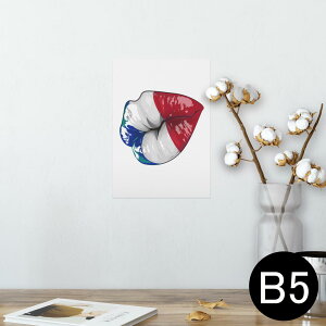 ポスター ウォールステッカー シール式ステッカー 飾り 182×257mm B5 写真 フォト 壁 インテリア おしゃれ  剥がせる wall sticker poster 009626 外国 国旗 パンク
