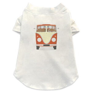 犬専用Tシャツ 選べる5size 小型犬 袖あり 半袖 ホワイト デザイン T shirt XS S M L XL ペットウェア ペット服 カジュアル おしゃれ コットン 綿 乗り物 車 赤 010314
