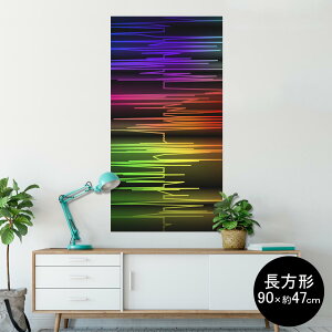 �|�X�^�[ �E�H�[���X�e�b�J�[ �����` �V�[�����X�e�b�J�[ ���� 90×47cm Lsize �����` �� �C���e���A �������@�������� wall sticker poster 002271 �u���@�J���t��