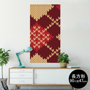 �|�X�^�[ �E�H�[���X�e�b�J�[ �����` �V�[�����X�e�b�J�[ ���� 90×47cm Lsize �����` �� �C���e���A �������@�������� wall sticker poster 004040 �`�F�b�N�@�ԁ@�u���E��