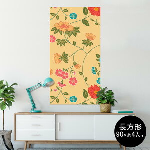 �|�X�^�[ �E�H�[���X�e�b�J�[ �����` �V�[�����X�e�b�J�[ ���� 90×47cm Lsize �����` �� �C���e���A �������@�������� wall sticker poster 004401 �ԁ@�C���X�g�@�J���t��