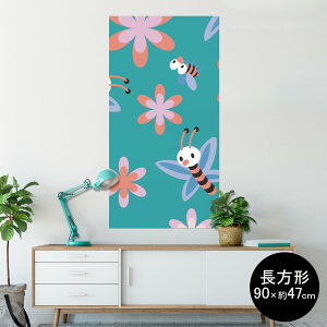 �|�X�^�[ �E�H�[���X�e�b�J�[ �����` �V�[�����X�e�b�J�[ ���� 90×47cm Lsize �����` �� �C���e���A �������@�������� wall sticker poster 004420 �L�����N�^�[�@��