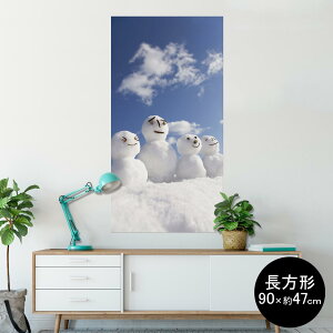 �|�X�^�[ �E�H�[���X�e�b�J�[ �����` �V�[�����X�e�b�J�[ ���� 90×47cm Lsize �����` �� �C���e���A �������@�������� wall sticker poster 004505 �X�m�[�}���@�~�@��@�ʐ^