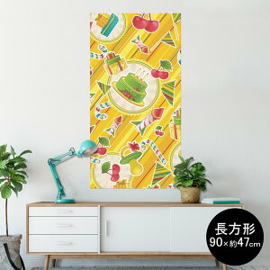 �|�X�^�[ �E�H�[���X�e�b�J�[ �����` �V�[�����X�e�b�J�[ ���� 90×47cm Lsize �����` �� �C���e���A �������@�������� wall sticker poster 004867 �C���X�g�@�I�����W