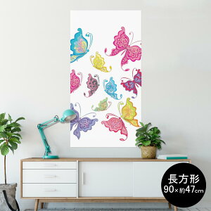 �|�X�^�[ �E�H�[���X�e�b�J�[ �����` �V�[�����X�e�b�J�[ ���� 90×47cm Lsize �����` �� �C���e���A �������@�������� wall sticker poster 007799 ���@�J���t���@���傤