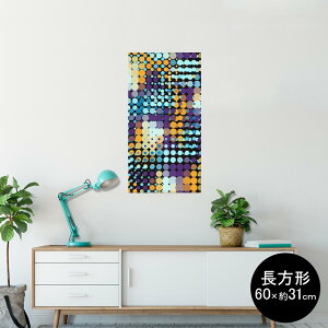 �|�X�^�[ �E�H�[���X�e�b�J�[ �����` �V�[�����X�e�b�J�[ ���� 60×31cm Msize �� �C���e���A �������@�������� wall sticker poster 008507 �@�u���[�@���ʁ@�͗l