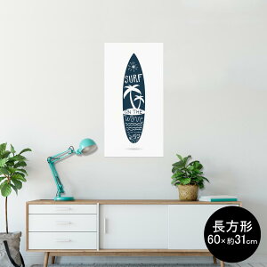 �|�X�^�[ �E�H�[���X�e�b�J�[ �����` �V�[�����X�e�b�J�[ ���� 60×31cm Msize �� �C���e���A �������@�������� wall sticker poster 013788 �T�[�t�B���@���V�̖؁@�C