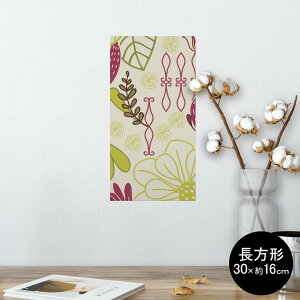 �|�X�^�[ �E�H�[���X�e�b�J�[ �����` �V�[�����X�e�b�J�[ ���� 30×16cm Ssize �� �C���e���A �������@�������� wall sticker poster 004142 �ԁ@�C���X�g�@�J���t��