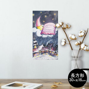 �|�X�^�[ �E�H�[���X�e�b�J�[ �����` �V�[�����X�e�b�J�[ ���� 30×16cm Ssize �� �C���e���A �������@�������� wall sticker poster 004775 �C���X�g�@�L�����N�^�[�@�~