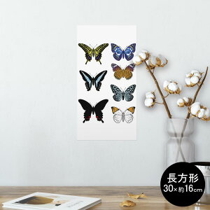 �|�X�^�[ �E�H�[���X�e�b�J�[ �����` �V�[�����X�e�b�J�[ ���� 30×16cm Ssize �� �C���e���A �������@�������� wall sticker poster 009314 ���@�C���X�g�@����