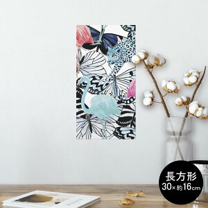 �|�X�^�[ �E�H�[���X�e�b�J�[ �����` �V�[�����X�e�b�J�[ ���� 30×16cm Ssize �� �C���e���A �������@�������� wall sticker poster 011240 �����@�A�j�}���@�J���t��