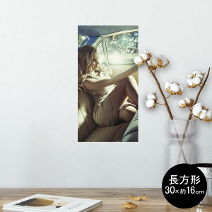 �|�X�^�[ �E�H�[���X�e�b�J�[ �����` �V�[�����X�e�b�J�[ ���� 30×16cm Ssize �� �C���e���A �������@�������� wall sticker poster 011491 �������@�����@�Z�N�V�[