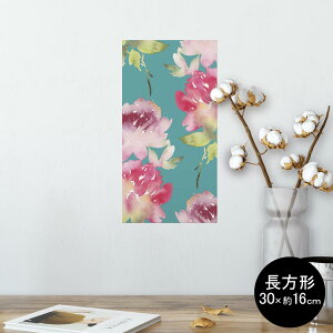 �|�X�^�[ �E�H�[���X�e�b�J�[ �����` �V�[�����X�e�b�J�[ ���� 30×16cm Ssize �� �C���e���A �������@�������� wall sticker poster 012287 �ԁ@�΁@�s���N