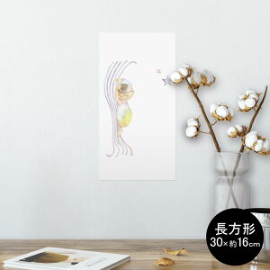 �|�X�^�[ �E�H�[���X�e�b�J�[ �����` �V�[�����X�e�b�J�[ ���� 30×16cm Ssize �� �C���e���A �������@�������� wall sticker poster 014383 ���@���ǂ��@�p�X�e��