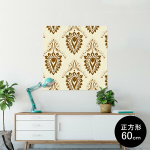 �|�X�^�[ �E�H�[���X�e�b�J�[ �V�[�����X�e�b�J�[ ���� 90×90cm Lsize �����` �� �C���e���A �������@�������� wall sticker poster 004095 �͗l�@�G���K���g�@�u���E��