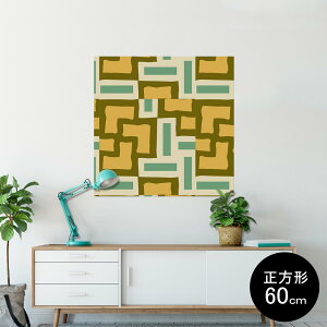 �|�X�^�[ �E�H�[���X�e�b�J�[ �V�[�����X�e�b�J�[ ���� 90×90cm Lsize �����` �� �C���e���A �������@�������� wall sticker poster 004184 �͗l�@�I�����W�@��