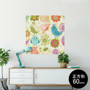 �|�X�^�[ �E�H�[���X�e�b�J�[ �V�[�����X�e�b�J�[ ���� 90×90cm Lsize �����` �� �C���e���A �������@�������� wall sticker poster 004249 �ԁ@���@�C���X�g�@�J���t��