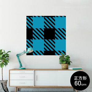 �|�X�^�[ �E�H�[���X�e�b�J�[ �V�[�����X�e�b�J�[ ���� 90×90cm Lsize �����` �� �C���e���A �������@�������� wall sticker poster 004303 �͗l�@�@��