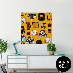 �|�X�^�[ �E�H�[���X�e�b�J�[ �V�[�����X�e�b�J�[ ���� 60×60cm Msize �����` �� �C���e���A �������@�������� wall sticker poster 004452 �X�|�[�c�@�C���X�g