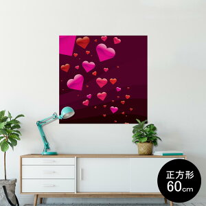 �|�X�^�[ �E�H�[���X�e�b�J�[ �V�[�����X�e�b�J�[ ���� 90×90cm Lsize �����` �� �C���e���A �������@�������� wall sticker poster 004520 �n�[�g�@�s���N�@�V���v��