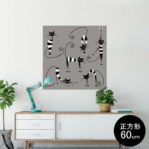 �|�X�^�[ �E�H�[���X�e�b�J�[ �V�[�����X�e�b�J�[ ���� 60×60cm Msize �����` �� �C���e���A �������@�������� wall sticker poster 004732 �L�@�C���X�g
