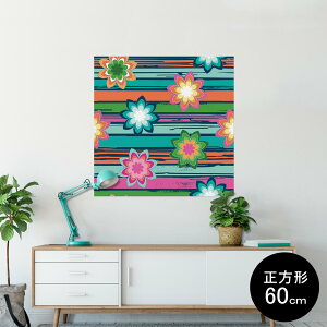 �|�X�^�[ �E�H�[���X�e�b�J�[ �V�[�����X�e�b�J�[ ���� 60×60cm Msize �����` �� �C���e���A �������@�������� wall sticker poster 004783 �ԁ@�{�[�_�[�@�J���t��
