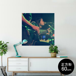 �|�X�^�[ �E�H�[���X�e�b�J�[ �V�[�����X�e�b�J�[ ���� 90×90cm Lsize �����` �� �C���e���A �������@�������� wall sticker poster 012493 �M�^�[�@�}�C�N�@�ʐ^