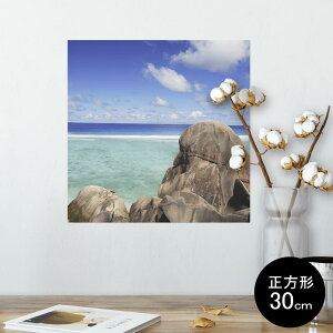 ポスター ウォールステッカー シール式ステッカー 飾り 30×30cm Ssize 正方形 壁 インテリア おしゃれ 剥がせる wall sticker poster 003290 外国 写真 景色 風景