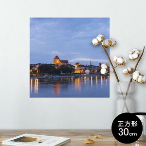 ポスター ウォールステッカー シール式ステッカー 飾り 30×30cm Ssize 正方形 壁 インテリア おしゃれ 剥がせる wall sticker poster 003294 外国 写真 景色 風景