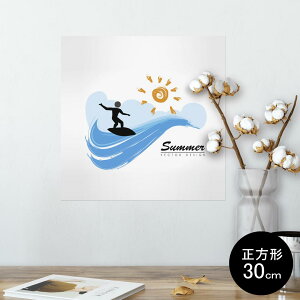 �|�X�^�[ �E�H�[���X�e�b�J�[ �V�[�����X�e�b�J�[ ���� 30×30cm Ssize �����` �� �C���e���A �������@�������� wall sticker poster 003619 �T�[�t�B���@�C�@�C���X�g