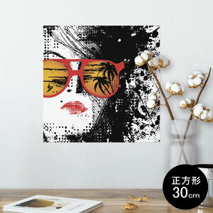 �|�X�^�[ �E�H�[���X�e�b�J�[ �V�[�����X�e�b�J�[ ���� 30×30cm Ssize �����` �� �C���e���A �������@�������� wall sticker poster 003623 �l���@�C���X�g�@��