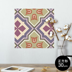 �|�X�^�[ �E�H�[���X�e�b�J�[ �V�[�����X�e�b�J�[ ���� 30×30cm Ssize �����` �� �C���e���A �������@�������� wall sticker poster 004072 �͗l�@�G���K���g�@�J���t��