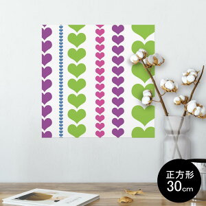 �|�X�^�[ �E�H�[���X�e�b�J�[ �V�[�����X�e�b�J�[ ���� 30×30cm Ssize �����` �� �C���e���A �������@�������� wall sticker poster 004272 �n�[�g�@�͗l�@�J���t��