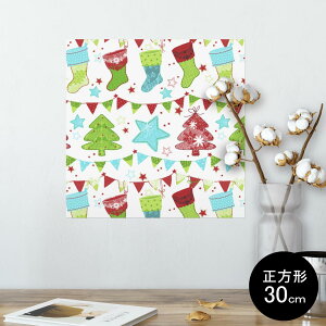 �|�X�^�[ �E�H�[���X�e�b�J�[ �V�[�����X�e�b�J�[ ���� 30×30cm Ssize �����` �� �C���e���A �������@�������� wall sticker poster 004773 �N���X�}�X�@�C���X�g