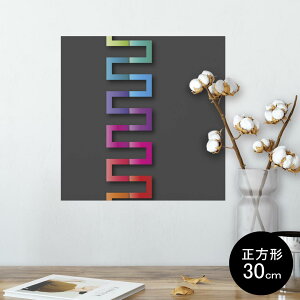 �|�X�^�[ �E�H�[���X�e�b�J�[ �V�[�����X�e�b�J�[ ���� 30×30cm Ssize �����` �� �C���e���A �������@�������� wall sticker poster 006567 �J���t���@���C���{�[