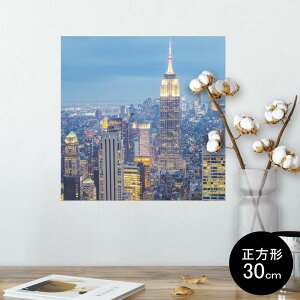 ポスター ウォールステッカー シール式ステッカー 飾り 30×30cm Ssize 正方形 壁 インテリア おしゃれ 剥がせる wall sticker poster 010345 風景 景色 写真