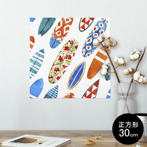 �|�X�^�[ �E�H�[���X�e�b�J�[ �V�[�����X�e�b�J�[ ���� 30×30cm Ssize �����` �� �C���e���A �������@�������� wall sticker poster 014332 �T�[�t�B���@�{�[�h�@�͗l