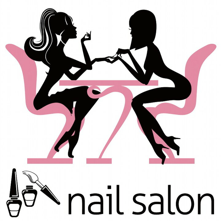 楽天市場 ウォールステッカー ネイル サロン 美容院 ビューティ 美容 ネイル マツエク まつ毛エクステ カール エステ ジェルネイル 60 60cm シール式 装飾 おしゃれ 壁紙 はがせる 剥がせる カッティングシート Wall Sticker 雑貨 Diy プチリフォーム Kabeコレ