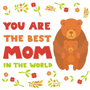 母の日☆ シール式ウォールステッカー ウォールステッカー 飾り 90×90cm 壁紙 mothers day カーネーション 花 プレゼント剥がせる カッティングシート wall sticker 雑貨 DIY 013660 ウォールステッカー