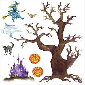 2025N nEB V[ EH[XebJ[ halloween@nEB[ ڂ ΂ ^ p[eB   킢  l trick or treat nEB[ َq 90×90cm 015000 n