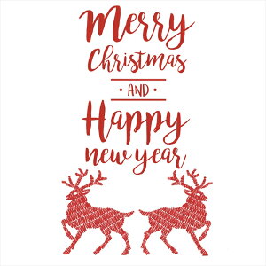 3size����I�ׂ�I�E�H�[���X�e�b�J�[ 2025 �N���X�}�X Christmas ���� 190×427mm 390×877mm 590×1327mm Ssize Msize Lsize �g�i�J�C �V���G�b�g Christmas 015090