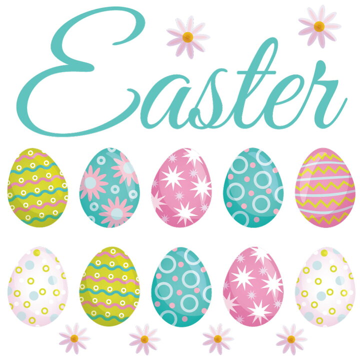 楽天市場 イースター シール式ウォールステッカー ウォールステッカー 飾り 90 90cm Easter 壁紙 卵 うさぎ Egg 剥がせる カッティングシート Wall Sticker 雑貨 Diy ウォールステッカー Kabeコレ